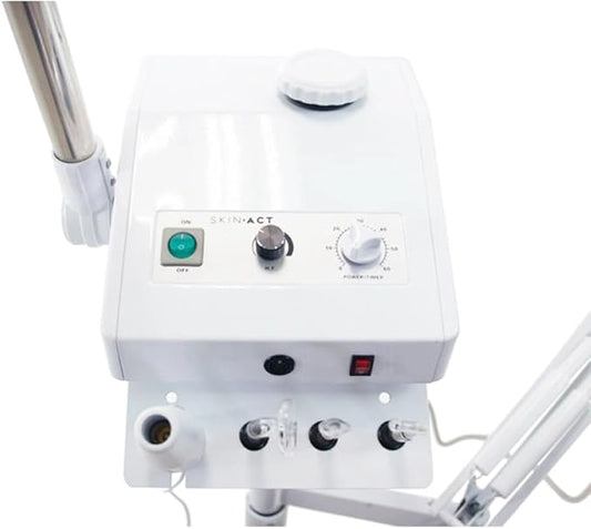 SKINACT Ozone Steamer, 5 Diopter Magnifying Lamp & High Frequency