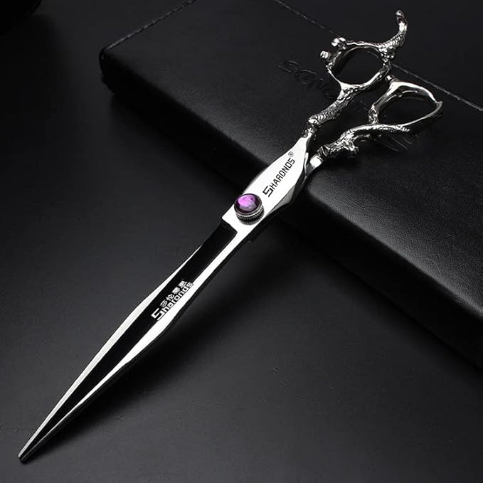 Professional Japanese Hair Scissors - 440C Stainless Steel/Rose Razor Edge (7 Inch Flat-A)