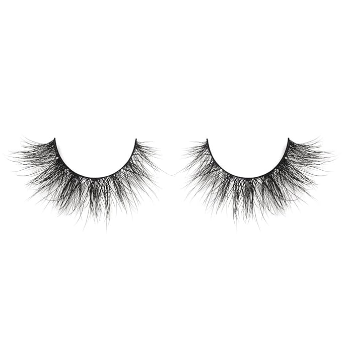 Lilly Lashes Milan 3D Mink Lashes, Mink Eyelashes, The Original Lilly Lash For Wispy & Natural Look, Reusable Eyelashes up to 25x, Fluffy Lashes, Strip Lashes, Lash Glue not Included
