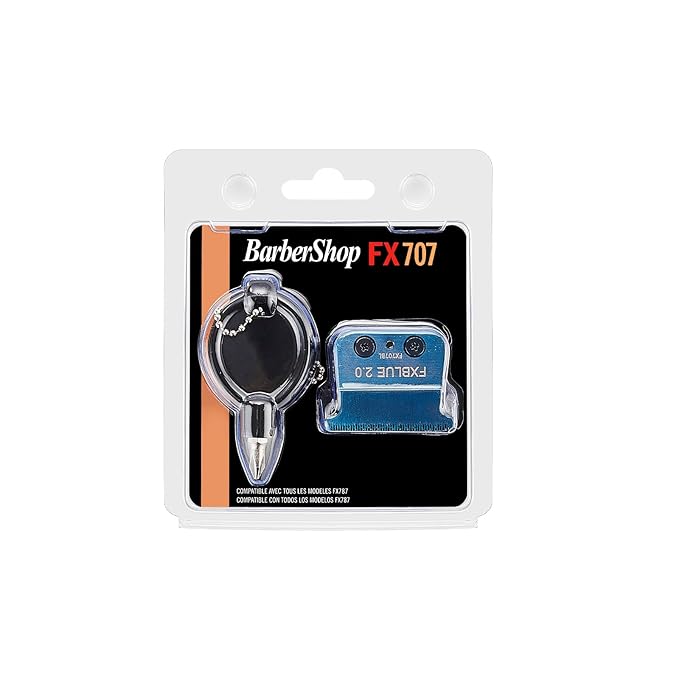 FX707BL 2.0 Replacement Blades,Standard and Fine-Tooth T-Blades compatible with compatible with FX787, FX799 and LoPROFX FX726, FX729 Trimmers (2 Count)