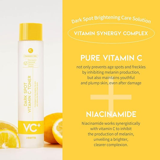 #OOTD Vitamin C Toner for Face – Formula with Niacinamide, Heartleaf, and Squalane – 8.45 FI Oz