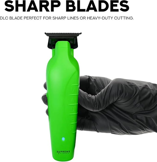 Supreme Trimmer Vader ST3778 – Professional Cordless Barber Liner | 210 Min Runtime, 7000 RPM Motor, Zero Gap DLC T-Blade, USB-C Fast Charging | Beard, Hair & Body