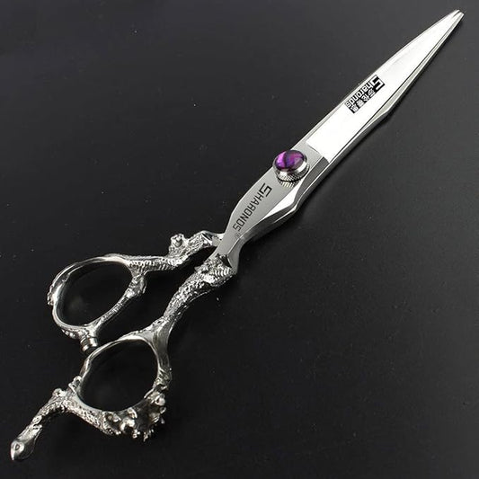 Professional Japanese Hair Scissors - 440C Stainless Steel/Rose Razor Edge (7 Inch Flat-A)
