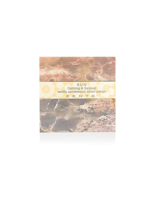 Zents Concreta Firming Repair Balm & Solid Parfum (Sun Fragrance) | Moisturizing Shea Butter & Coconut Oil for Skin | 1.25 fl oz