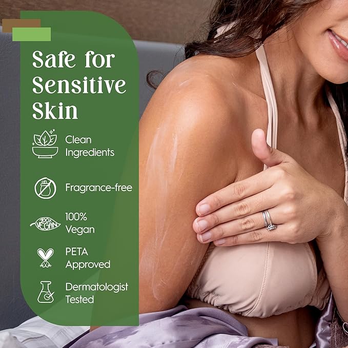 Tree to Tub Retinol Body Lotion - Hydrating Body Cream, Advanced Firming Cream w/Hyaluronic Acid & Shea Butter, Fragrance-Free Body Lotion for Crepey Skin for Older Women & Men