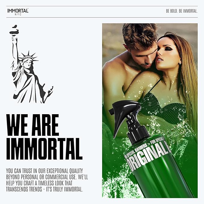 Immortal NYC Reserve 04, After Shave Spray Body/Face Men's Cologne,17 oz - Exclusive Barbers - Softens Skin - Refreshes/disinfects and Relieves Face and Skin - Moisturizing Formula After Shaving