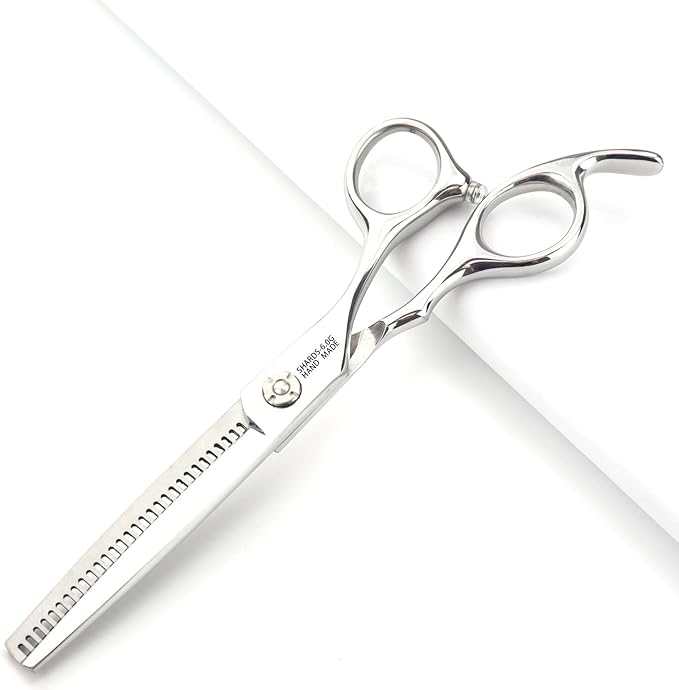 6/6.5 inch professional hair scissors hairdresser hair thinning scissors hairdressing tools barber scissors (6 inch teeth-B)