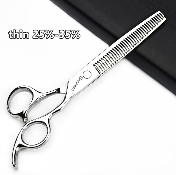 6/6.5 inch professional hair scissors hairdresser hair thinning scissors hairdressing tools barber scissors (6.5-inch 6pc)