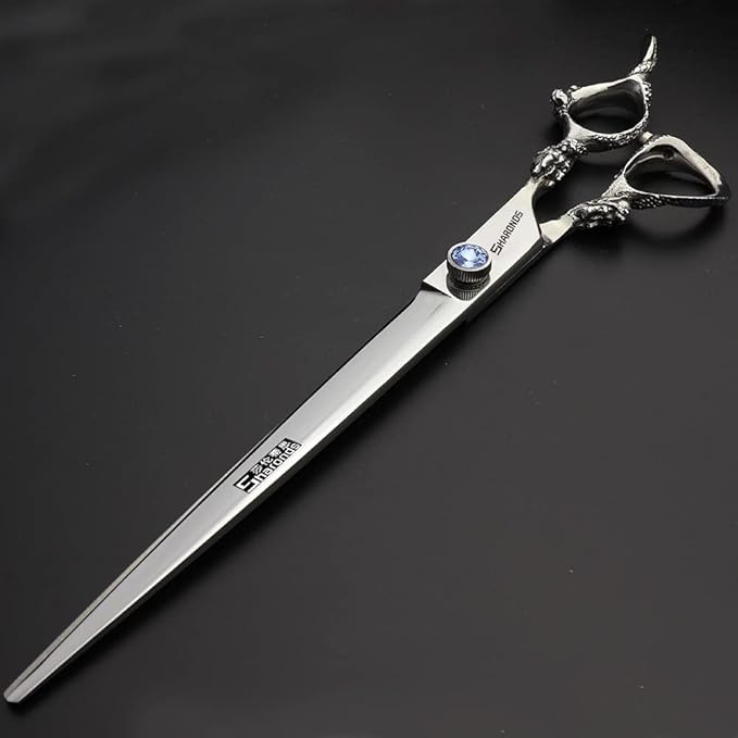 Hair scissors Professional hair scissors Japanese hair scissors 440C stainless steel/rose razor [scissors bag is a gift (9 inch flat)