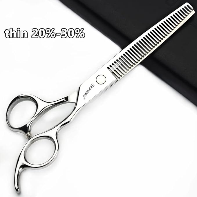 6/6.5 inch professional hair scissors hairdresser hair thinning scissors hairdressing tools barber scissors (6.5-inch 6pc)
