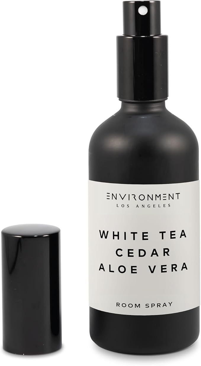 ENVIRONMENT Inspired by 5-Star Resort WSTN Room Spray, 100ml Air Freshener (White Tea | Cedar | Aloe Vera) Home Fragrance Accessories, Room Perfume, Room Deodorizer, Vegan & Cruelty-Free