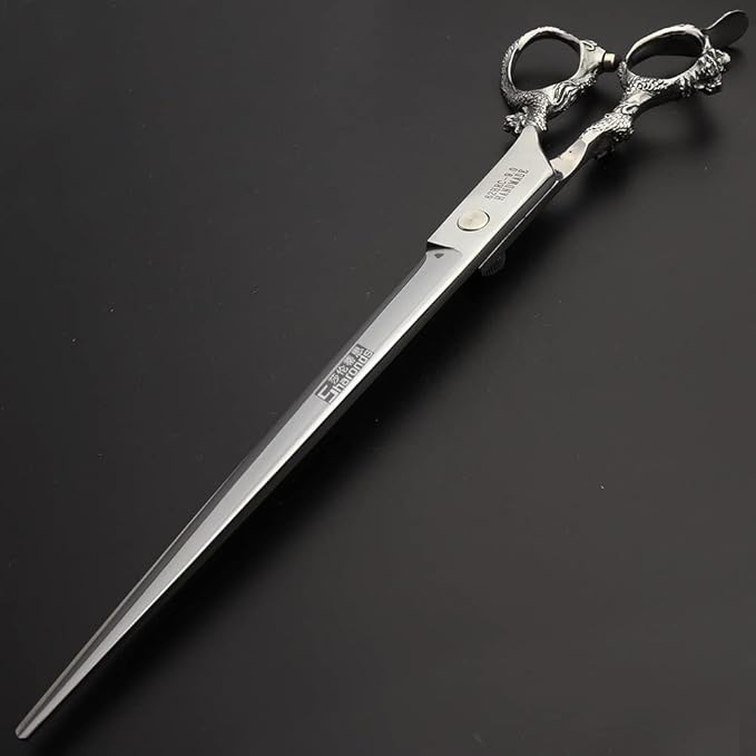 Hair scissors Professional hair scissors Japanese hair scissors 440C stainless steel/rose razor [scissors bag is a gift (9 inch flat)