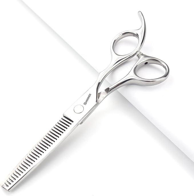 6/6.5 inch professional hair scissors hairdresser hair thinning scissors hairdressing tools barber scissors (6 inch teeth-B)