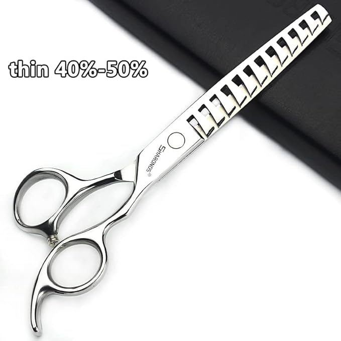 6/6.5 inch professional hair scissors hairdresser hair thinning scissors hairdressing tools barber scissors (6.5-inch 6pc)