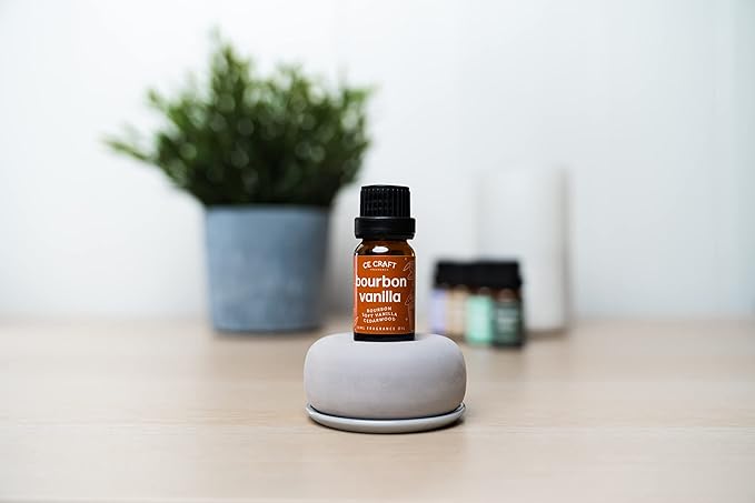 CANDECraftCo Premium Fragrance Oil – Diffuser Oils Fragrances Scented for Home, Candle Soap Making Supplies, Aromatherapy Blends for House (0.34 Fl Oz) (2-Pack, Bourbon Vanilla)