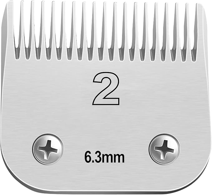 Professional Detachable Replacement Ceramic Blades set,compatible with oster Classic 76/Star-Teq/Power-Teq andi A*dis AGC,BDC,BGC,MBG Series Clippers (Size 2)