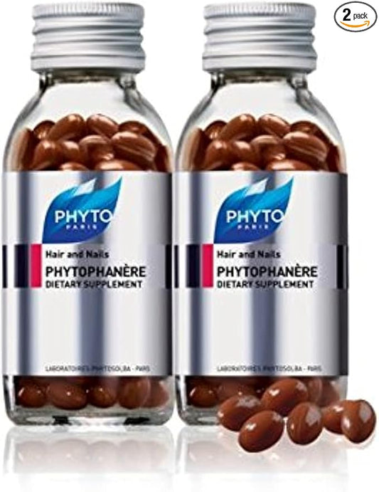 PHYTO Phytophanère 100% Natural Hair Loss Thinning Dietary Supplement, 4-Month Supply