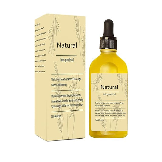 Natural Hair Growth Oil, 1 PCS Rosemary Oil for Hair Growth Organic, Hair for Dry Damaged Hair and Growth