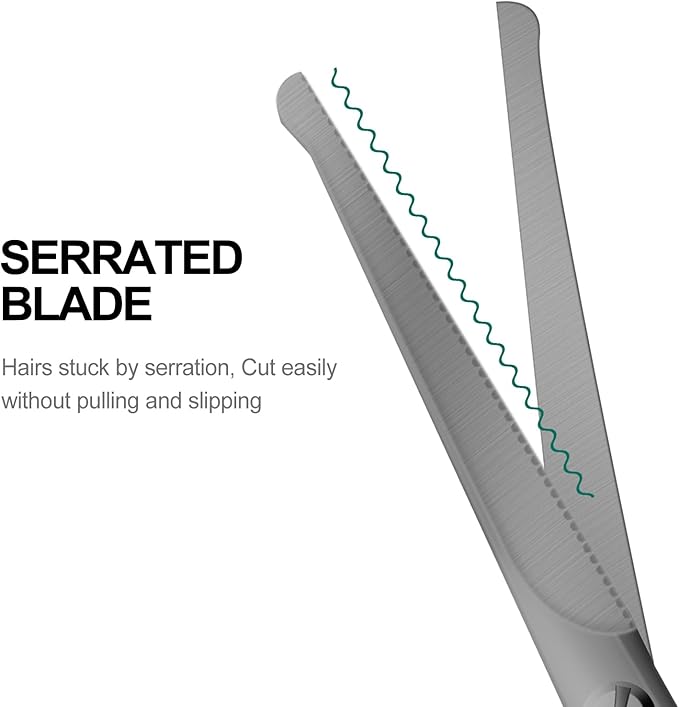 4.7-inch small nose hair scissors, round head, for trimming facial hair, ear hair, eyebrows, eyelashes, bathroom, suitable for both men and women, personal care and beauty (matte silver)