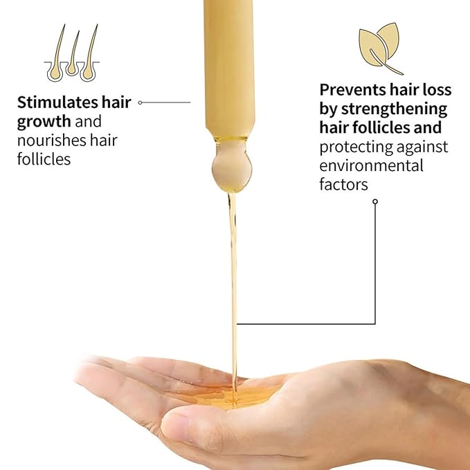 Natural Hair Growth Oil, 1 PCS Rosemary Oil for Hair Growth Organic, Hair for Dry Damaged Hair and Growth