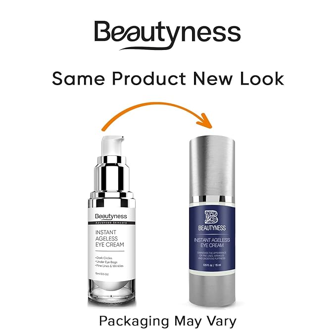 Instant Ageless Eye Cream-Instantly Reduces Under Eye Bags, Wrinkles, Dark Circles, Fine Lines & Crow's Feet. Powerfully Tighten & Lifts Sagging Skin that last Hours.