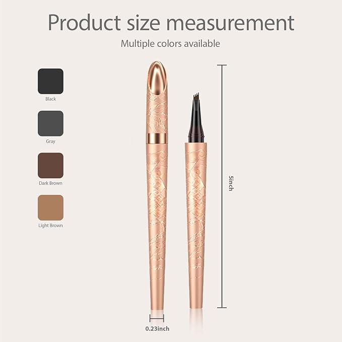 Microblading Eyebrow Pencil for Women'S Eye Makeup Beauty Freckle Pen Trimmer Lapiz De Cejas Eyebrow Shaper,Brown