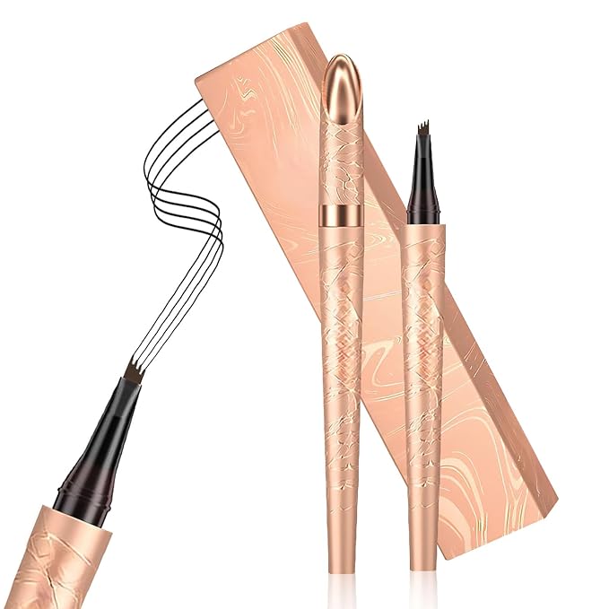 Microblading Eyebrow Pencil for Women'S Eye Makeup Beauty Freckle Pen Trimmer Lapiz De Cejas Eyebrow Shaper,Brown