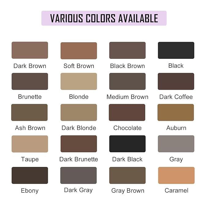 LAVONE Eyebrow Pencil, 2-In-1 Waterproof Eyebrow Pen, with 3 Tip Microblading Eyebrow Pen and Ultra-Precise Brow Pencil, Dual-ended Eyebrow Brush, for Eyebrow Makeup - Dark Coffee