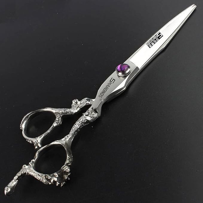 Professional Japanese Hair Scissors - 440C Stainless Steel/Rose Razor Edge (7 Inch Flat-A)