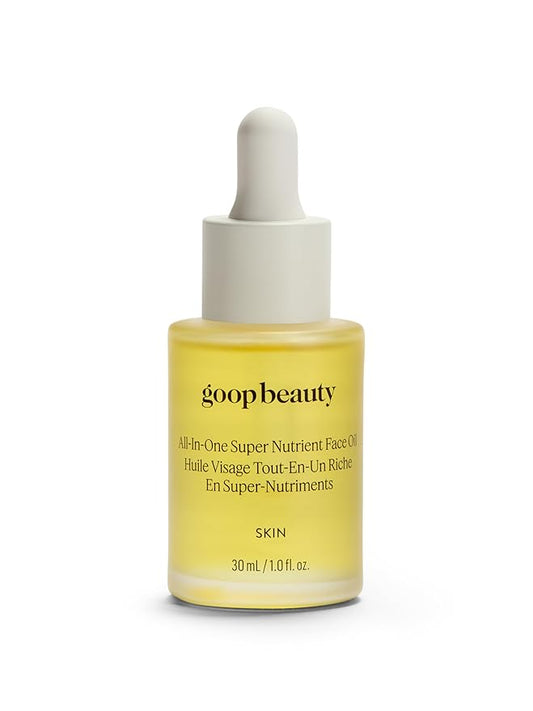 goop Beauty Nutrient Face Oil | Anti Aging Moisturizer for Smooth Skin Texture & Wrinkles | Bakuchiol, Cacay, & Organic Amla | 1 fl oz