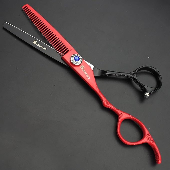 (Left Hand) Hairdresser Special Scissors 6 'Professional Beauty Cut High Hardness C Hairdresser Hair Trim and narrow Hair Trim