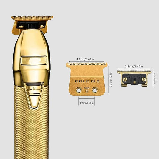 FX707Z DLC Replacement Blades Compatible with BaBylissPRO Outlining Hair Trimmers FX787 and LoPROFX Trimmers FX726,2 Pack