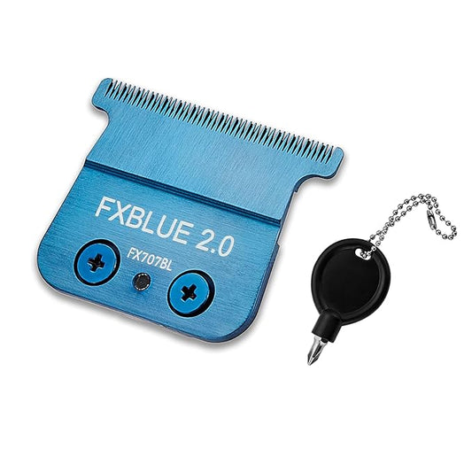 FX707BL 2.0 Replacement Blades,Standard and Fine-Tooth T-Blades compatible with compatible with FX787, FX799 and LoPROFX FX726, FX729 Trimmers (1 Count)