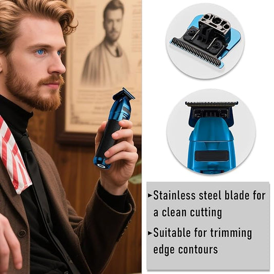 FX707BL 2.0 Replacement Blades,Standard and Fine-Tooth T-Blades compatible with compatible with FX787, FX799 and LoPROFX FX726, FX729 Trimmers (2 Count)