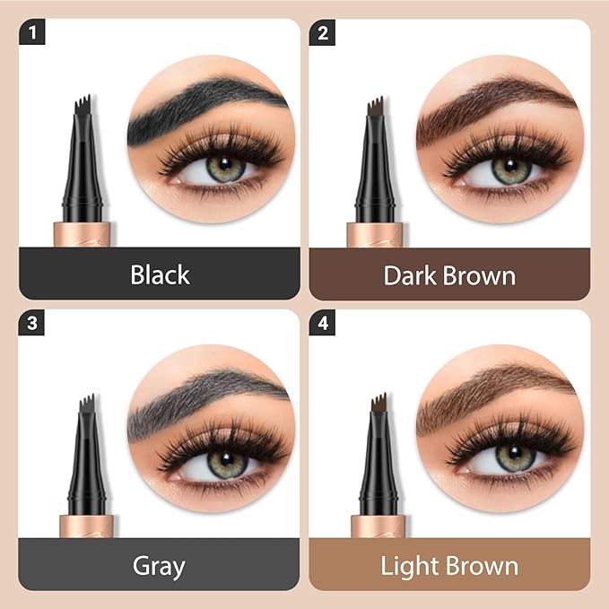 Microblading Eyebrow Pencil for Women'S Eye Makeup Beauty Freckle Pen Trimmer Lapiz De Cejas Eyebrow Shaper,Brown