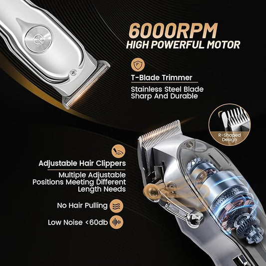 Mensure Hair Clippers for Men Hair Clipper Comes Standard with Multiple Limit Combs