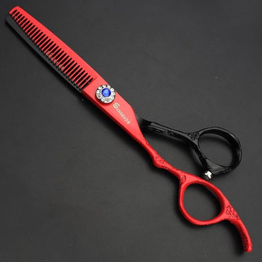 (Left Hand) Hairdresser Special Scissors 6 'Professional Beauty Cut High Hardness C Hairdresser Hair Trim and narrow Hair Trim