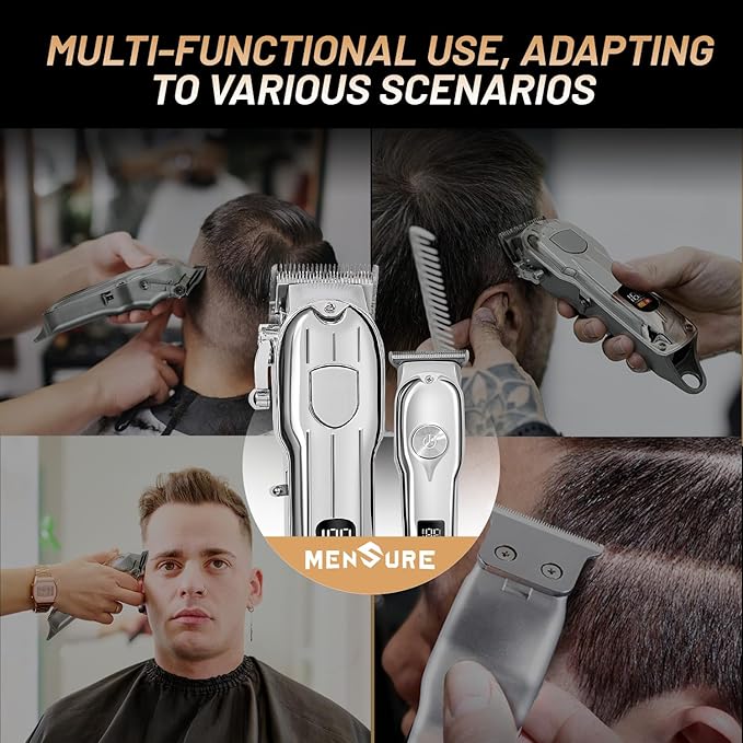 Mensure Hair Clippers for Men Hair Clipper Comes Standard with Multiple Limit Combs