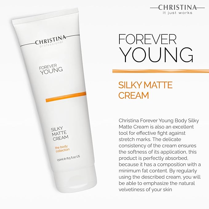 -CHRISTINA- Forever Young - Silky Matte Cream For All Skin Types 250ml
