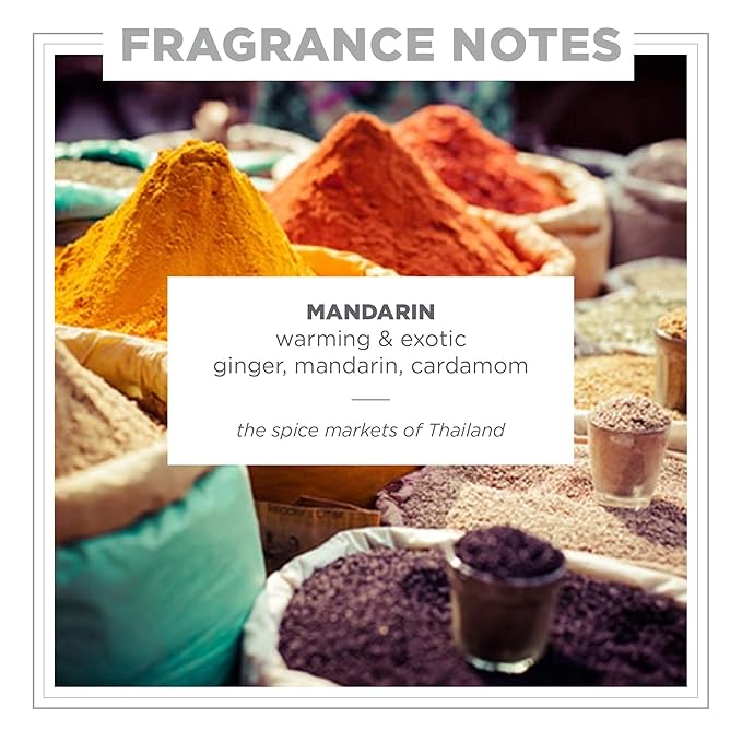 Zents Concreta Firming Repair Balm & Solid Parfum (Mandarin Fragrance) | Moisturizing Shea Butter & Coconut Oil for Skin | 1.25 fl oz