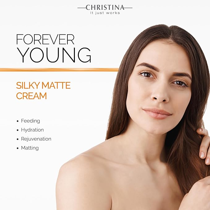 -CHRISTINA- Forever Young - Silky Matte Cream For All Skin Types 250ml