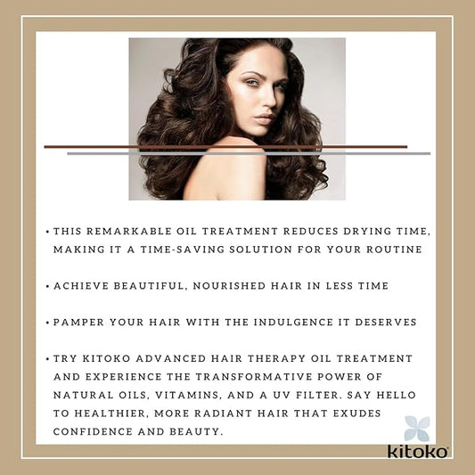 Kitoko Oil Treatment 3.88 Ounce with Easy Dispensing Pump