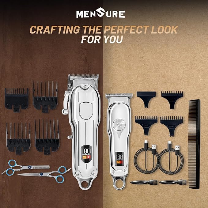 Mensure Hair Clippers for Men Hair Clipper Comes Standard with Multiple Limit Combs