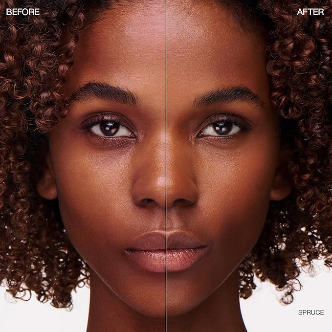 Ogee Complexion Perfecting Liquid Foundation - Lightweight Tinted Moisturizer For Face (Spruce 12.75N - Deep, Bronze Undertones) - with Vitamin C & Jojoba Oil - Certified Organic & Made in USA