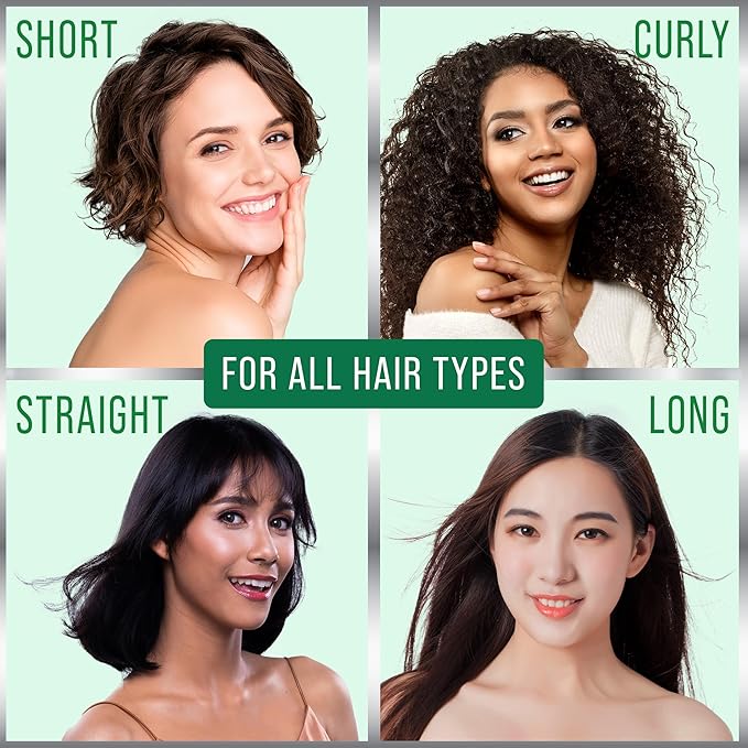 Clove, Rosemary, Peppermint & Jamaican Black Castor Oil Serum - Vegan Hair Growth Treatment for Thickening, Moisturizing & Strengthening Weak Hair, 2oz