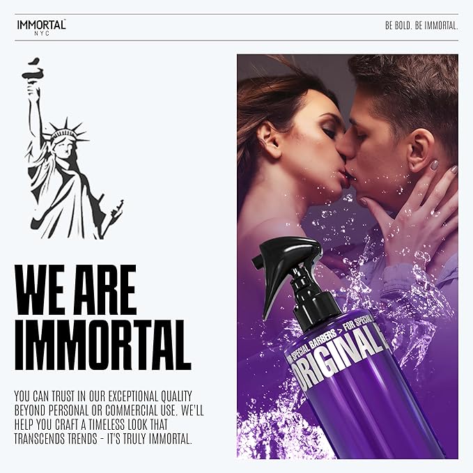 Immortal NYC Reserve 05, After Shave Spray Body/Face Men's Cologne, 17 oz - Exclusive Barbers - Softens Skin - Refreshes/disinfects and Relieves Face and Skin - Moisturizing Formula After Shaving