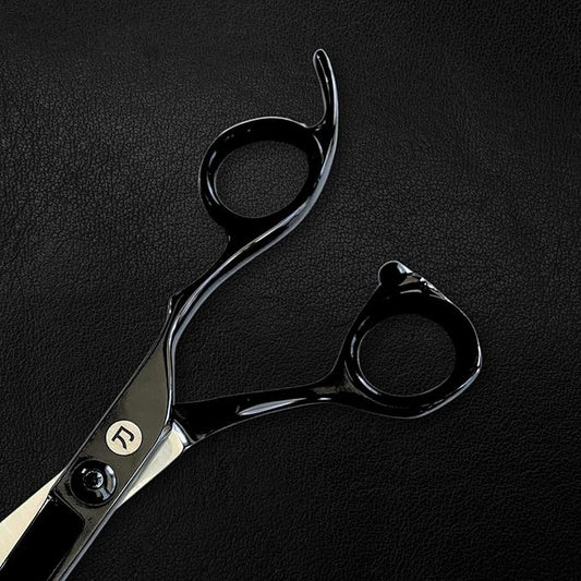 Saki Shears Katana Hair Cutting Scissors for Professionals - Japanese Hair Shears with Black Finish