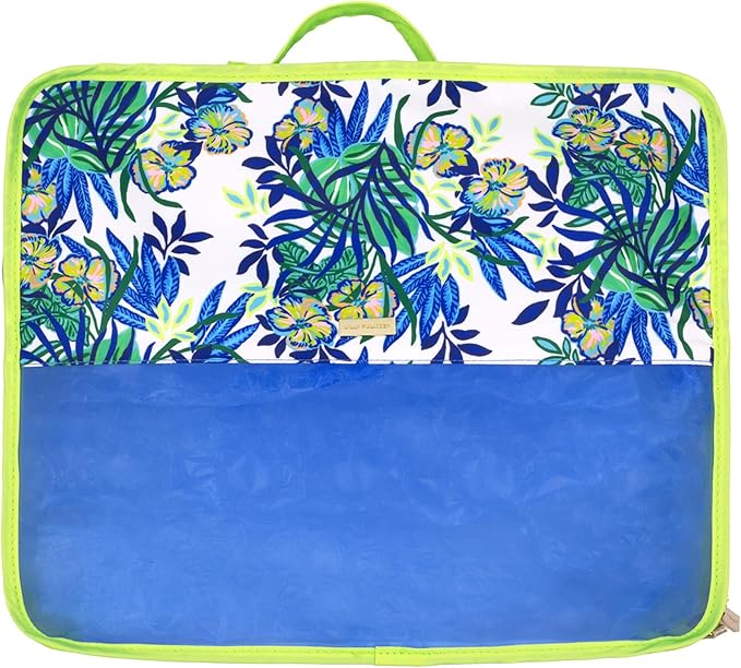 Lilly Pulitzer Packing Cubes Set of 3, Small, Medium & Large Suitcase Organizers, Travel Must Haves for Luggage, Assorted