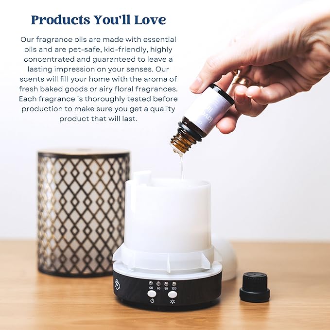 CANDECraftCo Premium Fragrance Oil – Diffuser Oils Fragrances Scented for Home, Candle Soap Making Supplies, Aromatherapy Blends for House (0.34 Fl Oz) (4-Pack, Bourbon Vanilla)