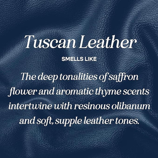 CANDECraftCo Premium Fragrance Oil – Diffuser Oils Fragrances Scented for Home, Candle Soap Making Supplies, Aromatherapy Blends for House (0.34 Fl Oz) (2-Pack, Tuscan Leather)